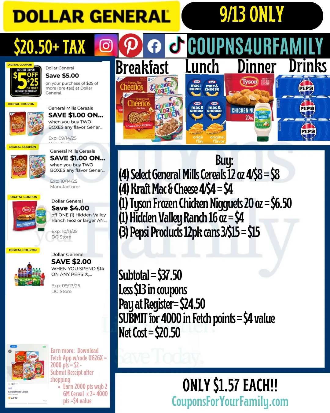 Dollar General Coupon Scenarios 9_13_25 #4