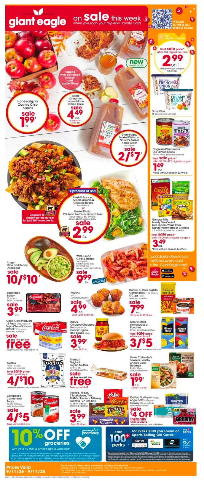 Giant Eagle Ad this week 9_11_25 pg 1
