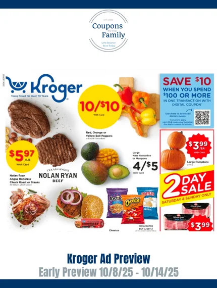 Kroger Weekly Ad Preview 10_8_25