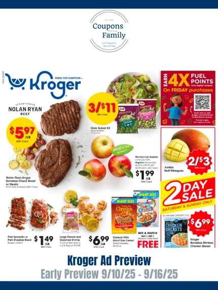 Kroger Weekly Ad Preview 9_10_25