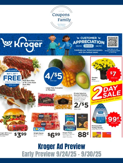 Kroger Weekly Ad Preview 9_24_25