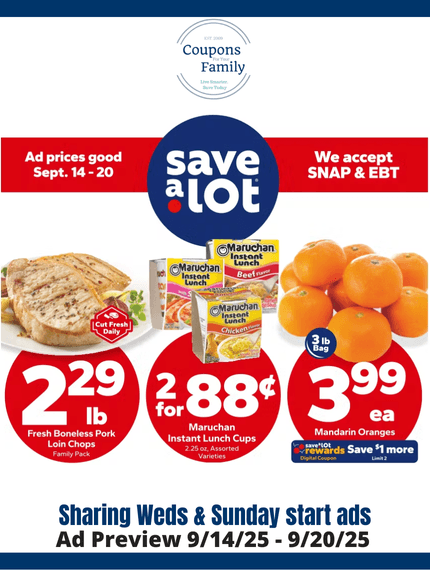 Save A Lot Ad this week 9_14_25