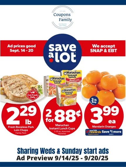 Save A Lot Ad this week 9_14_25