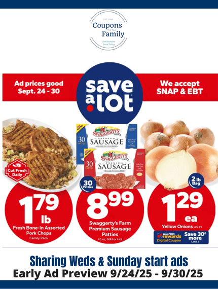 Save A Lot Ad this week 9_24_25