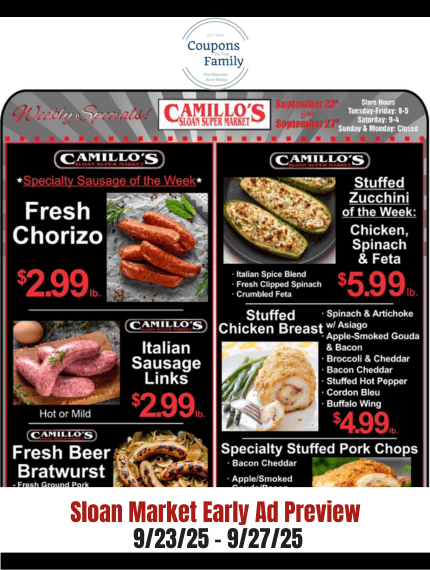 Sloan Market Weekly Ad & Meat Packages 9_23_25