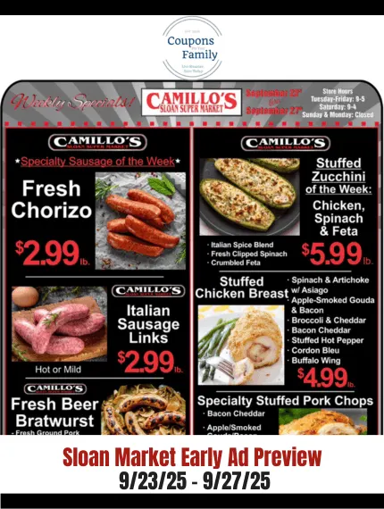Sloan Market Weekly Ad & Meat Packages 9_23_25