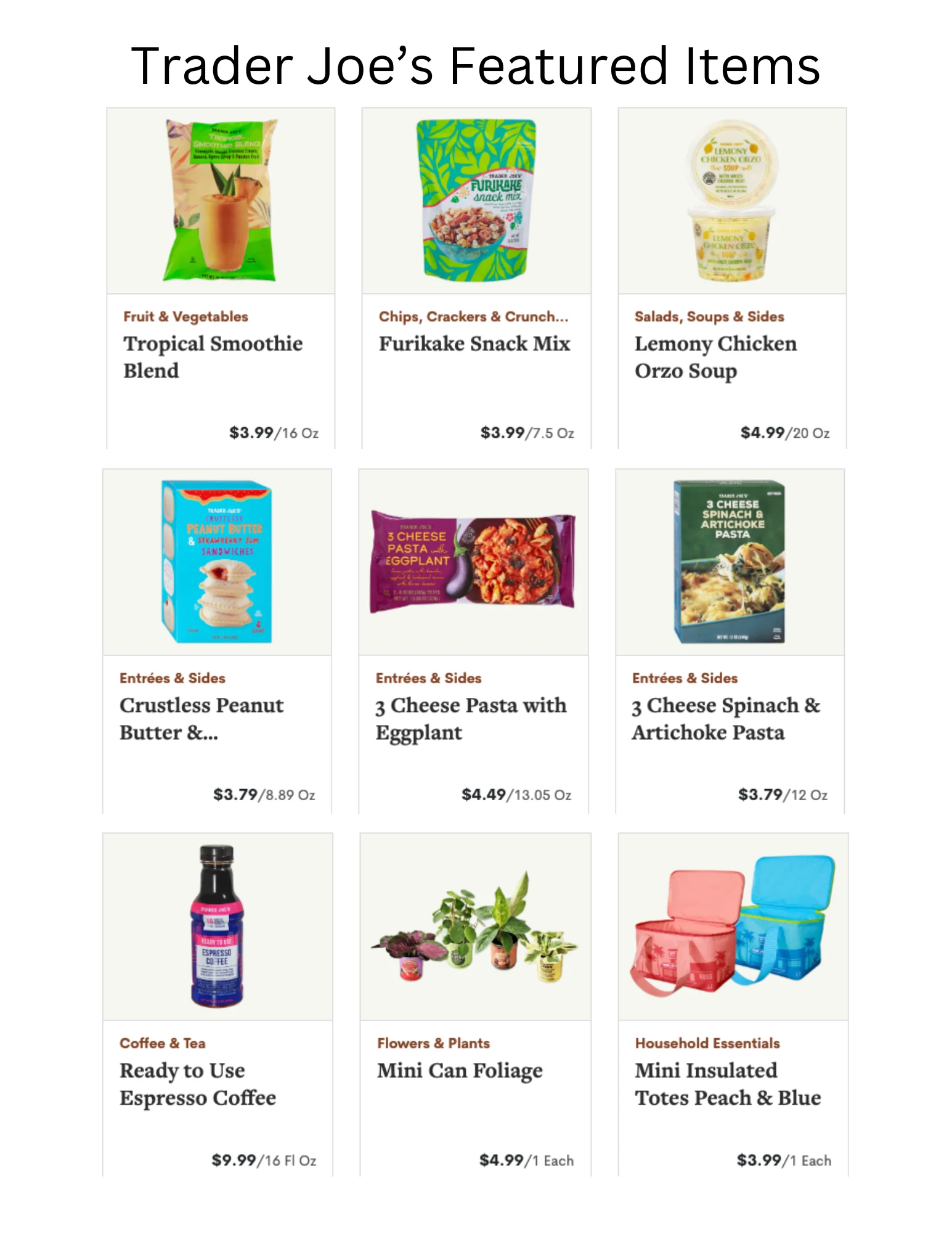 Trader Joes Fearless Flyer Ad September 2025 pg 1