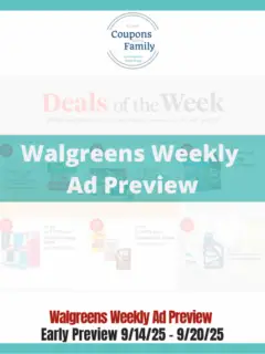 Walgreens Ad this week 9_14_25
