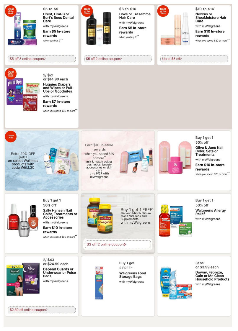 Walgreens Ad this week 9_21_25 pg 2
