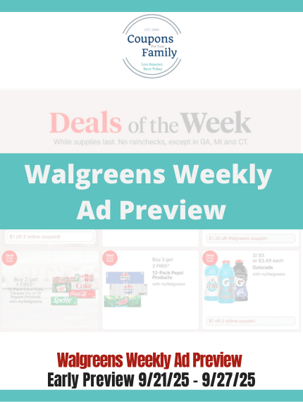 Walgreens Ad this week 9_21_25