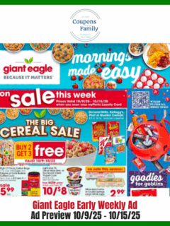 giant eagle weekly ad 10_9_25