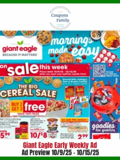 giant eagle weekly ad 10_9_25