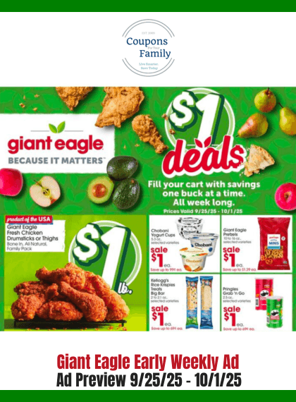 giant eagle weekly ad 9_25_25