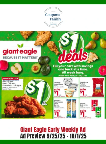 giant eagle weekly ad 9_25_25