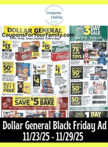 Dollar General Black Friday Ad 11_23_25