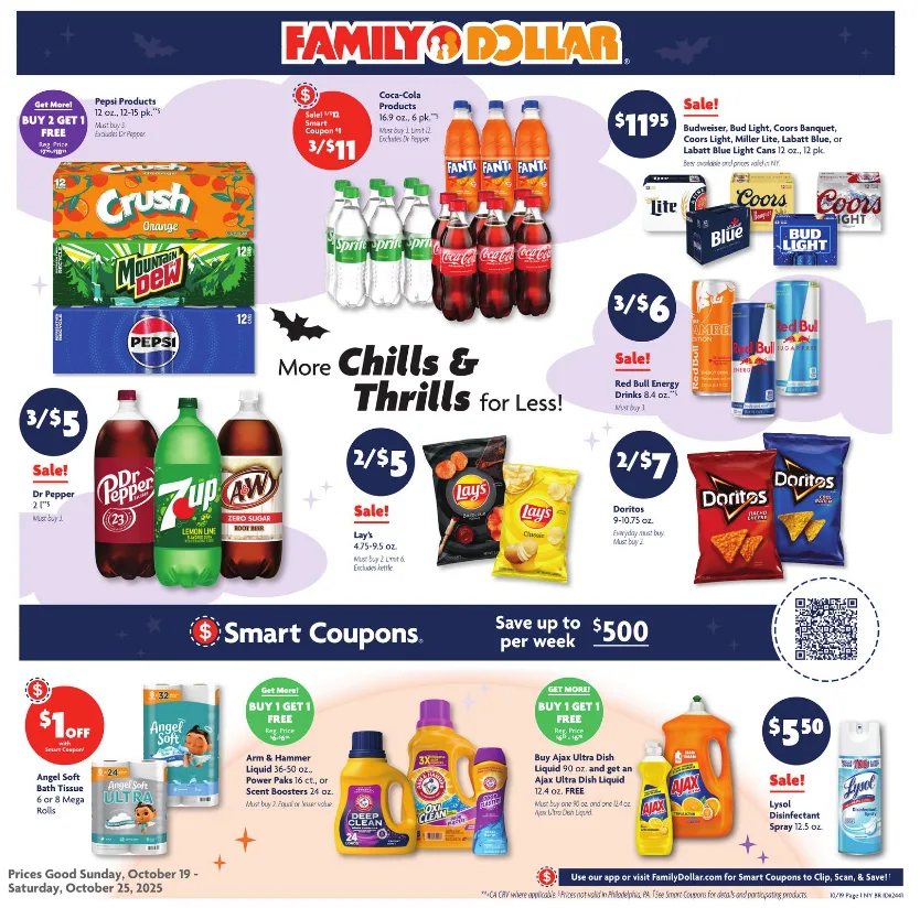 Family Dollar Ad this Week 10_19_25 pg 1