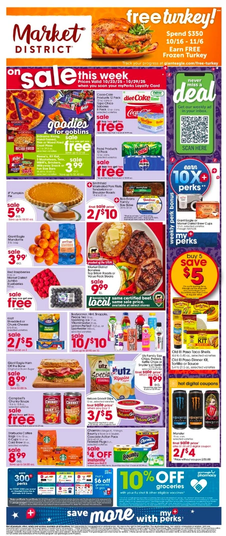 Giant Eagle Ad this week 10_23_25 pg 1