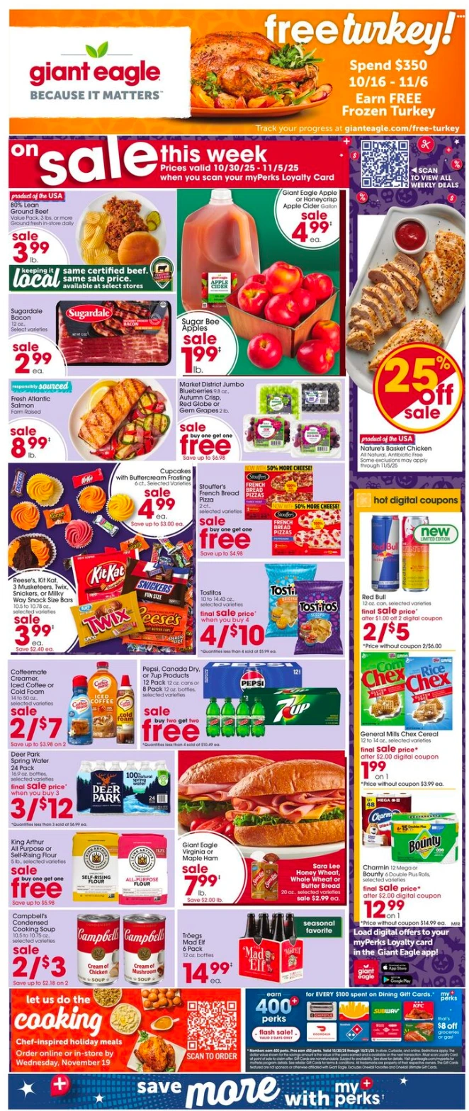 Giant Eagle Ad this week 10_30_25 pg 1