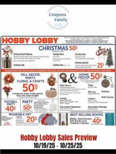 Hobby Lobby Ad This week 10_19_25