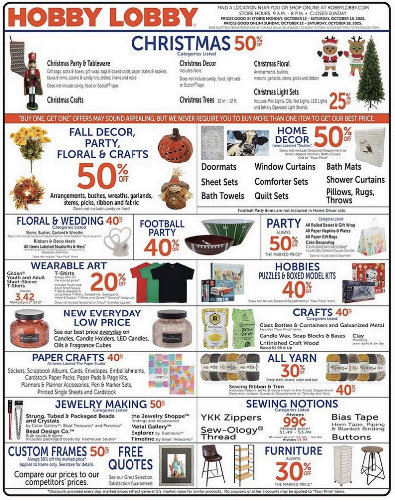 Hobby Lobby Ad this Week 10_12_25 pg 1