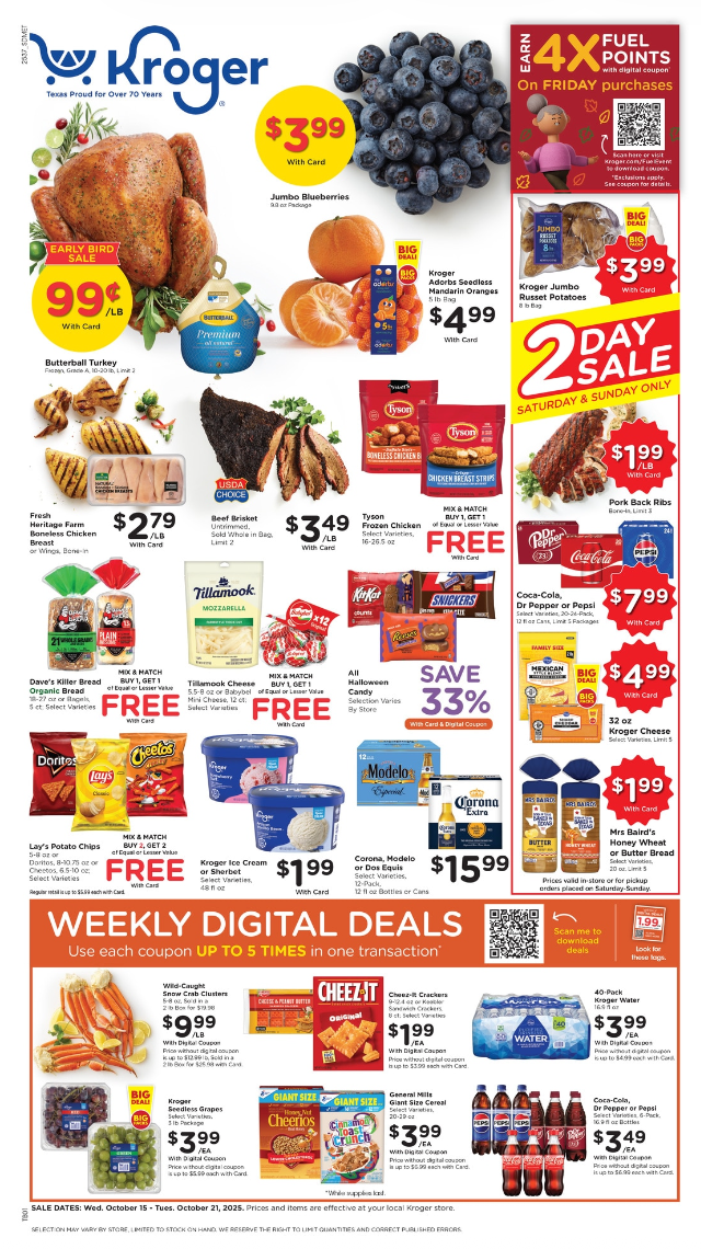 Kroger Ad this week 10_15_25 pg 1