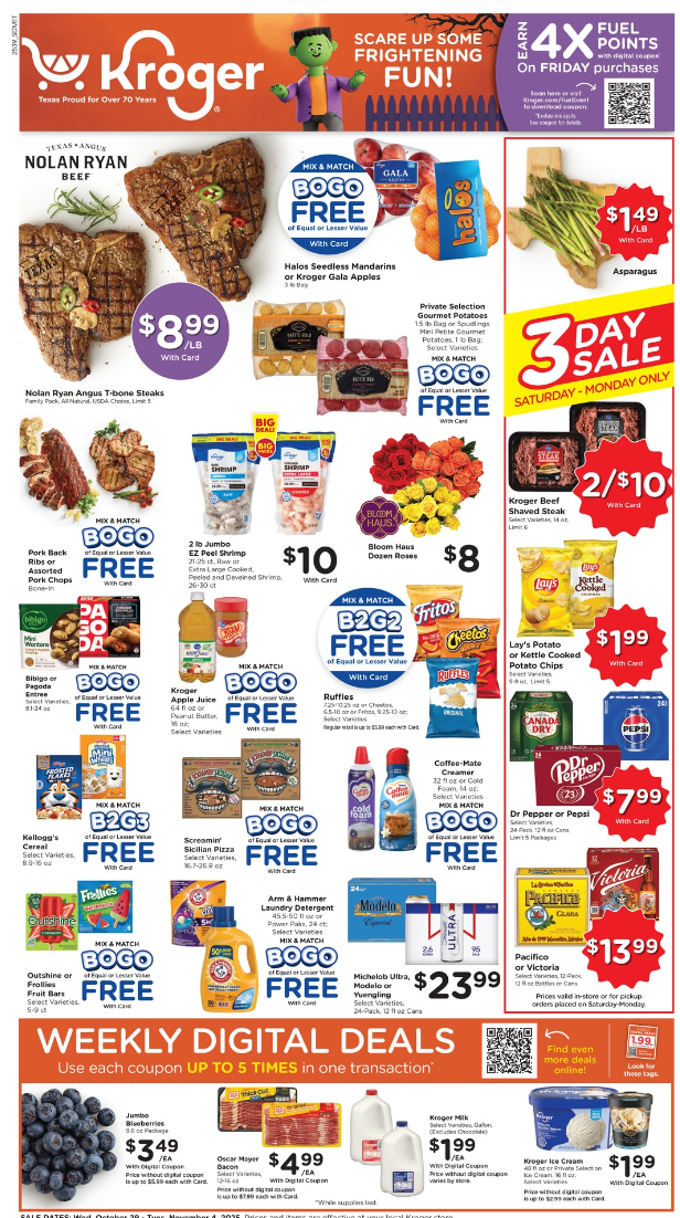 Kroger Ad this week 10_29_25 pg 1