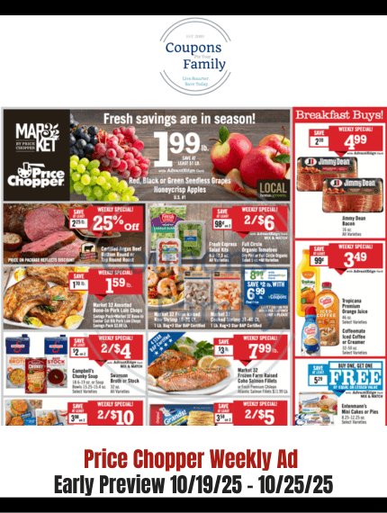Price Chopper Weekly Ad 10_19_25