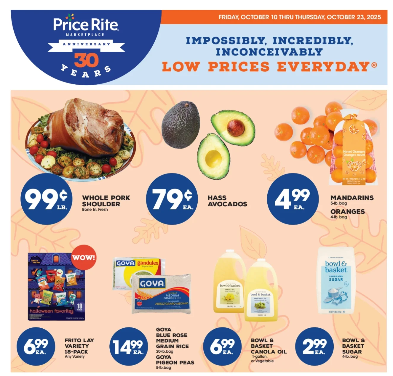 Price Rite Ad this week 10_10_25 pg 1