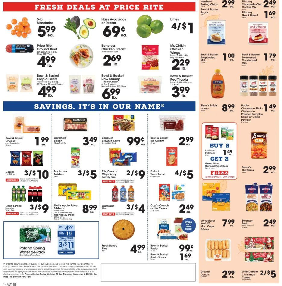 Price Rite Ad this week 10_30_25 pg 2