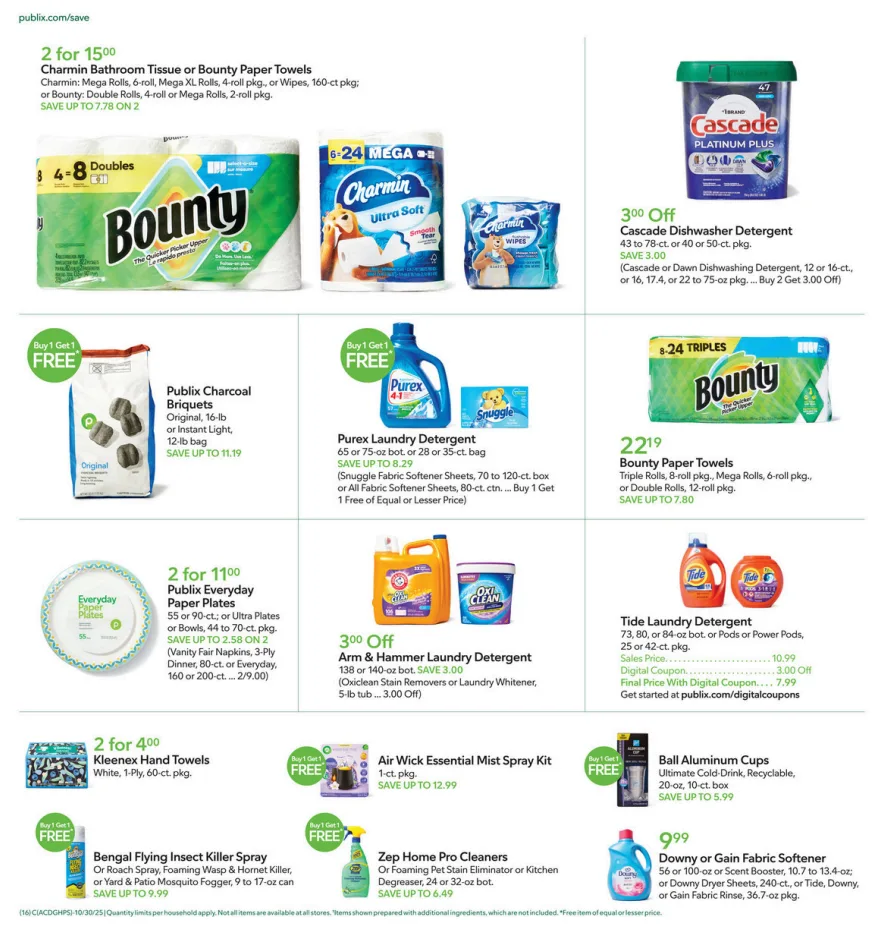 Publix Early Ad 10_29_25 pg 16