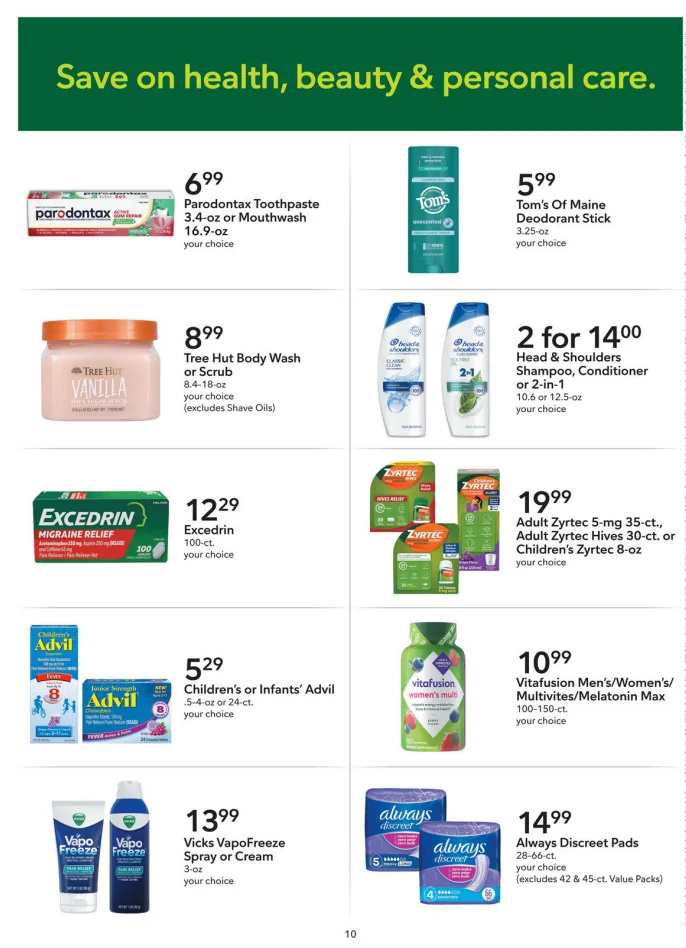 Publix Extra Savings Ad 10_18_25 pg 10