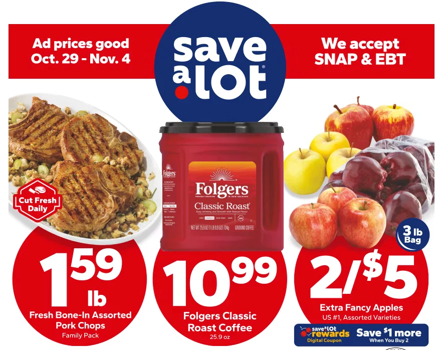 Save A Lot Ad 10_29_25 pg 1