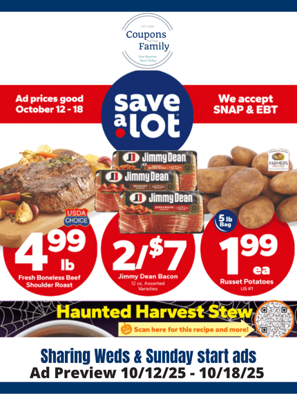 Save A Lot Ad this week 10_12_25