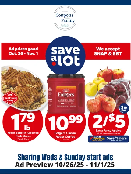 Save A Lot Ad this week 10_26_25