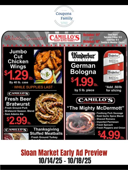 Sloan Market Weekly Ad & Meat Packages 10_14_25