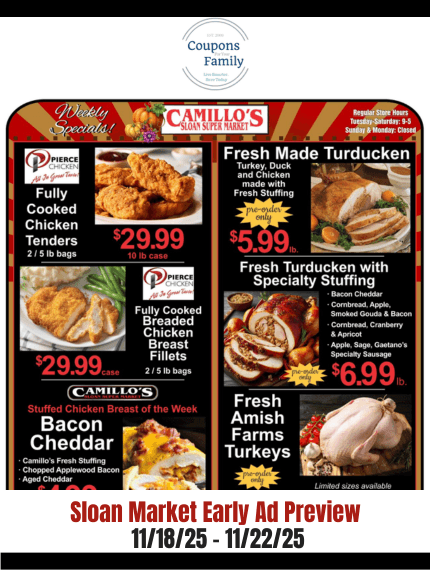 Sloan Market Weekly Ad & Meat Packages 11_18_25