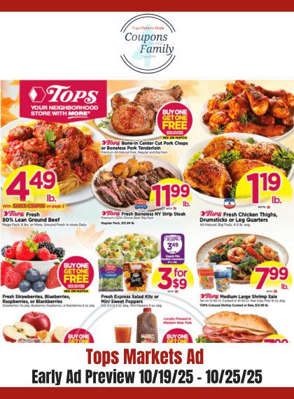 Tops Ad this week 10_19_25