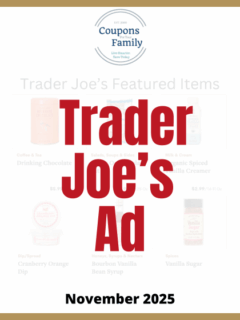 Trader Joes Ad November 2025