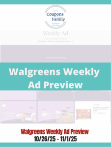Walgreens Ad this week 10_26_25