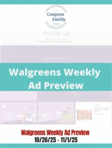 Walgreens Ad this week 10_26_25