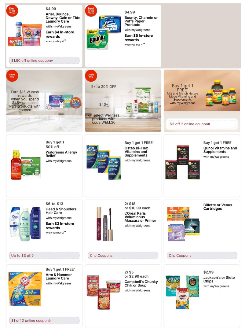 Walgreens Ad this week 10_5_25 pg 2