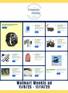 Walmart Weekly Sales Ad Preview 11_8_25