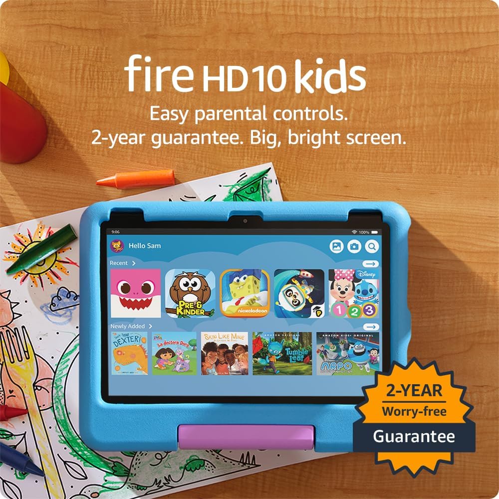 amazon fire hd 10 kids tablet