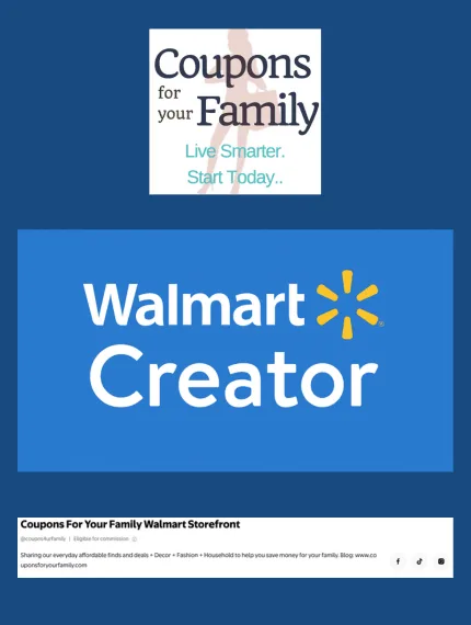 coupns4urfamily walmart storefront