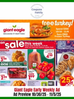 giant eagle weekly ad 10_30_25