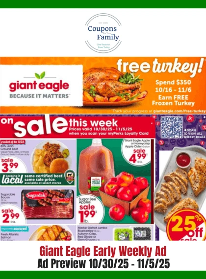 giant eagle weekly ad 10_30_25