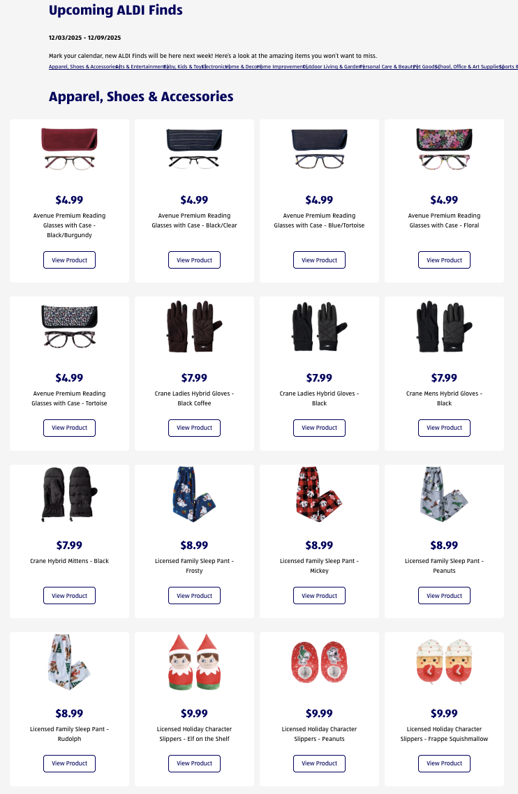 Aldi Finds 12_3_25 pg 1