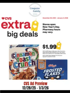 CVS Weekly Ad Preview 12_28_25