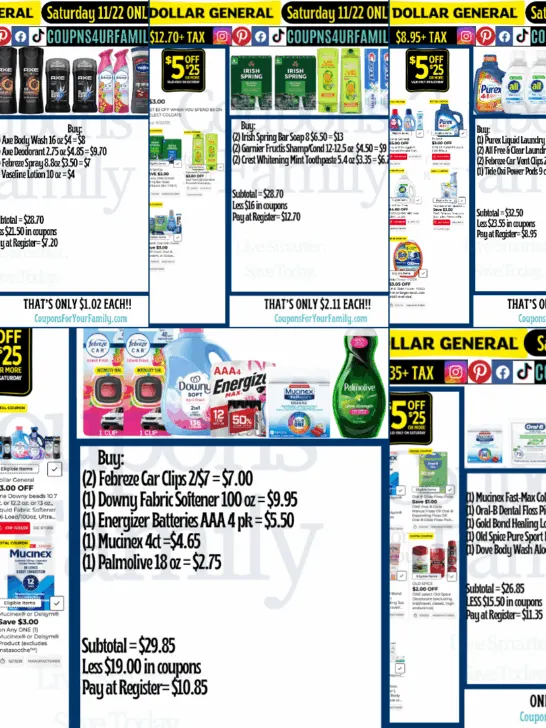 DG Coupon Deals 11_22_25