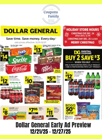 Dollar General Ad Preview 12_21_25